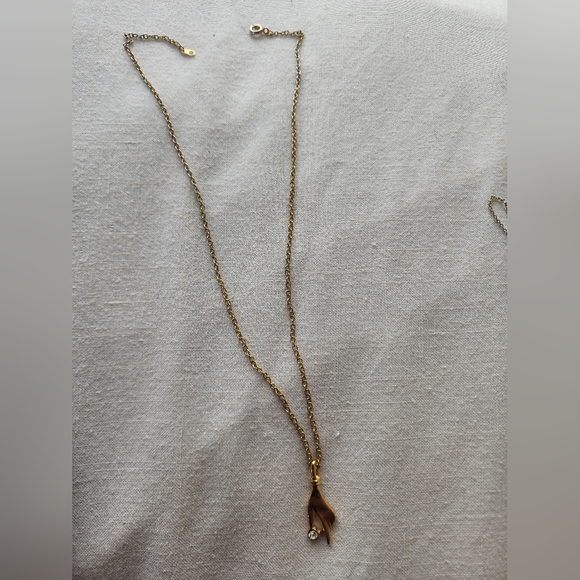 Fortune Hand Gold Necklace - Picture 1 of 4